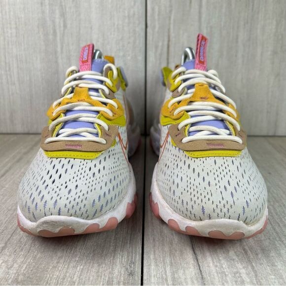 Nike React Vision White Running Athletic Sneaker Shoe ci7523-003 Women Size 7.5 - Picture 6 of 10